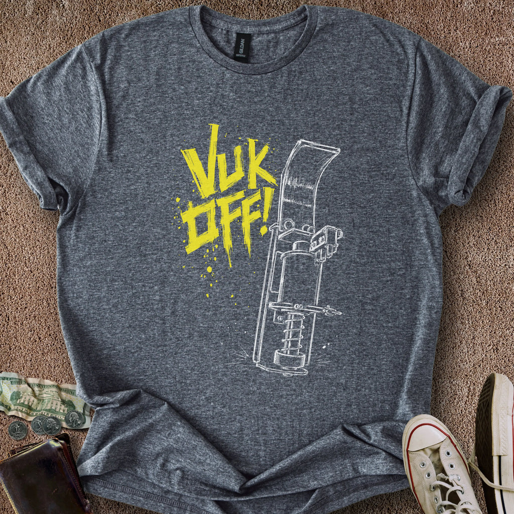 Printify T-Shirt Dark Heather / S VUK Off T-Shirt