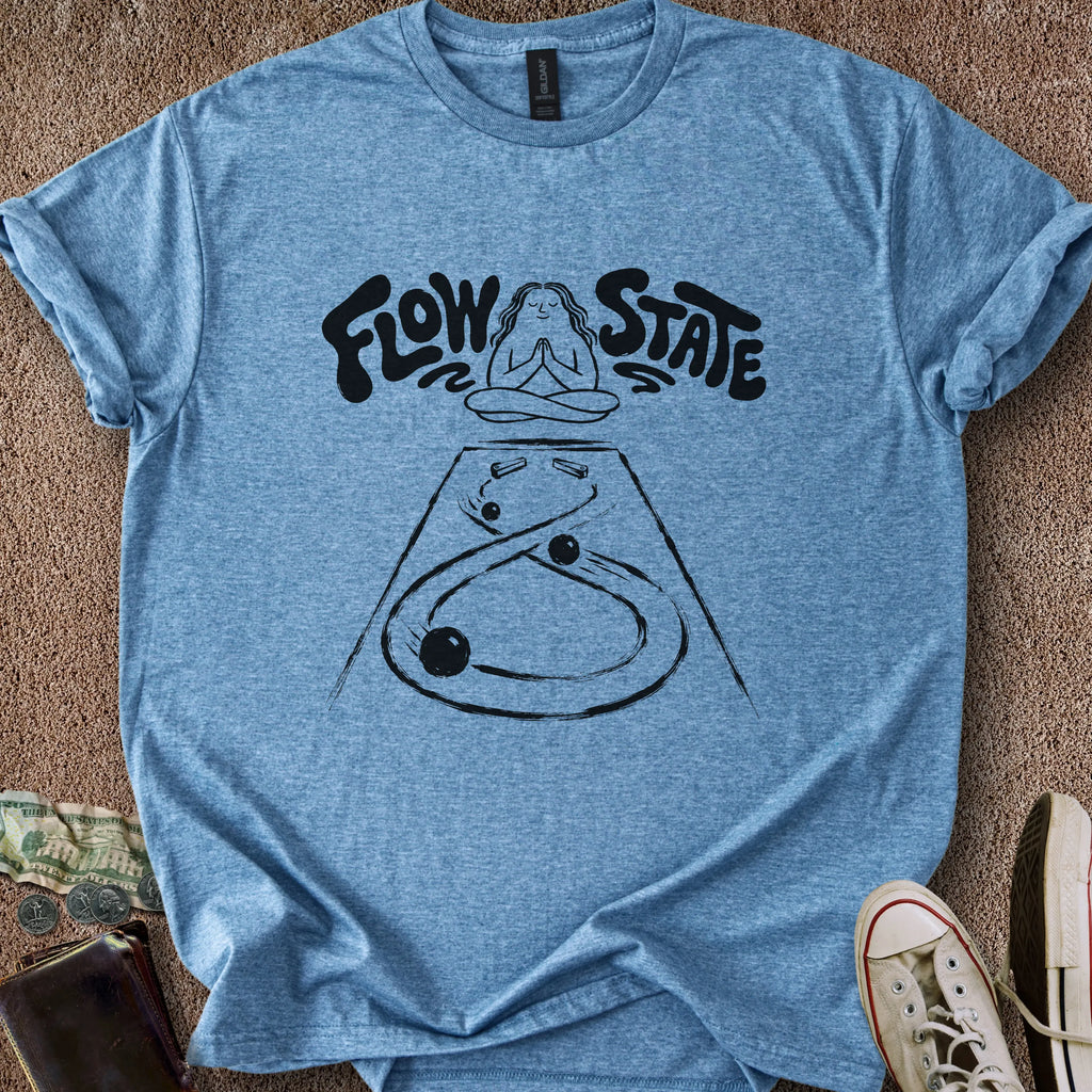 Printify T-Shirt Heather Indigo / S Flow State T-Shirt