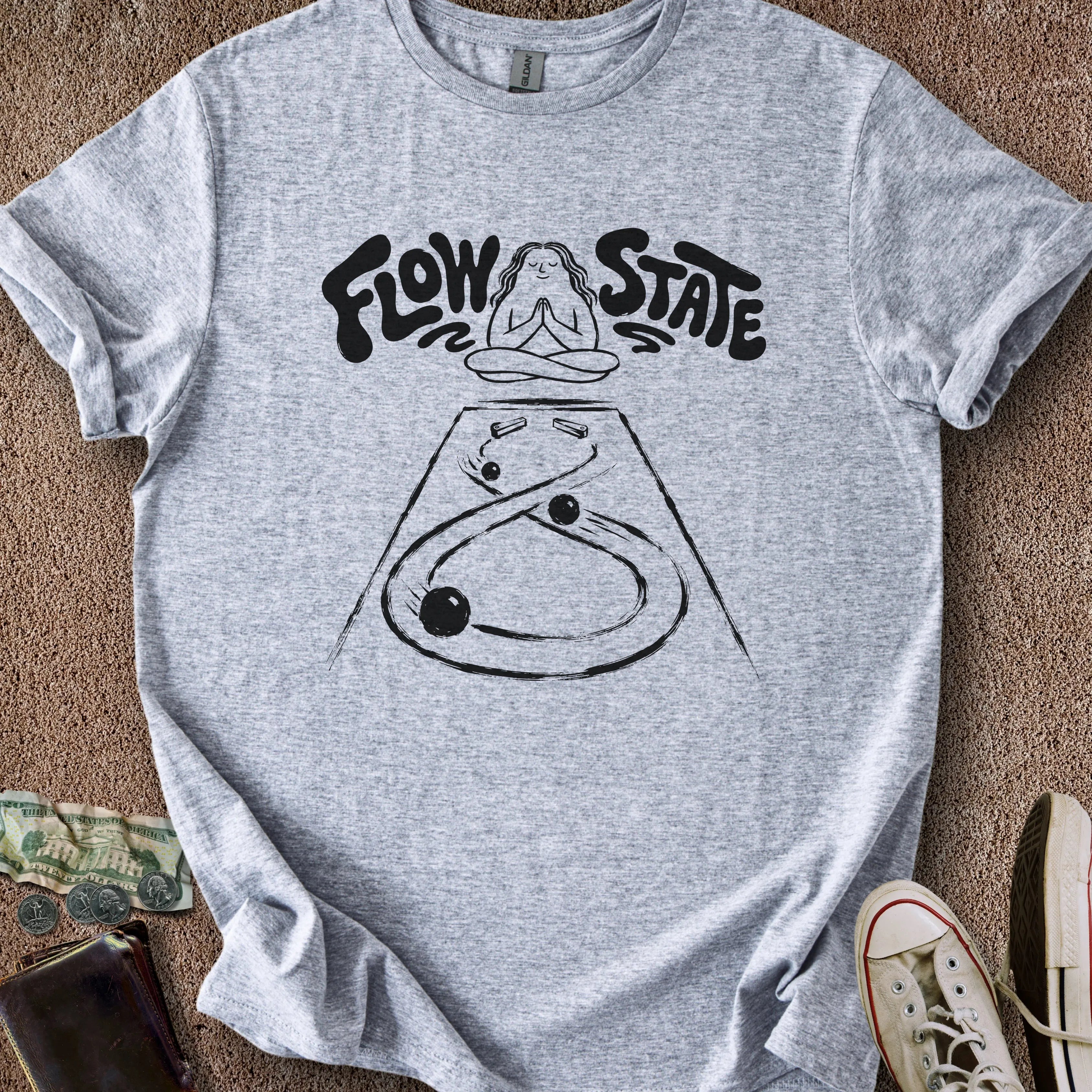 Printify T-Shirt Sport Grey / S Flow State T-Shirt