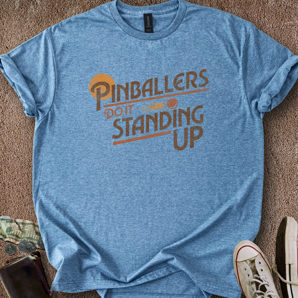 Printify T-Shirt Heather Indigo / S Do It Standing T-Shirt