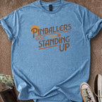 Printify T-Shirt Heather Indigo / S Do It Standing T-Shirt