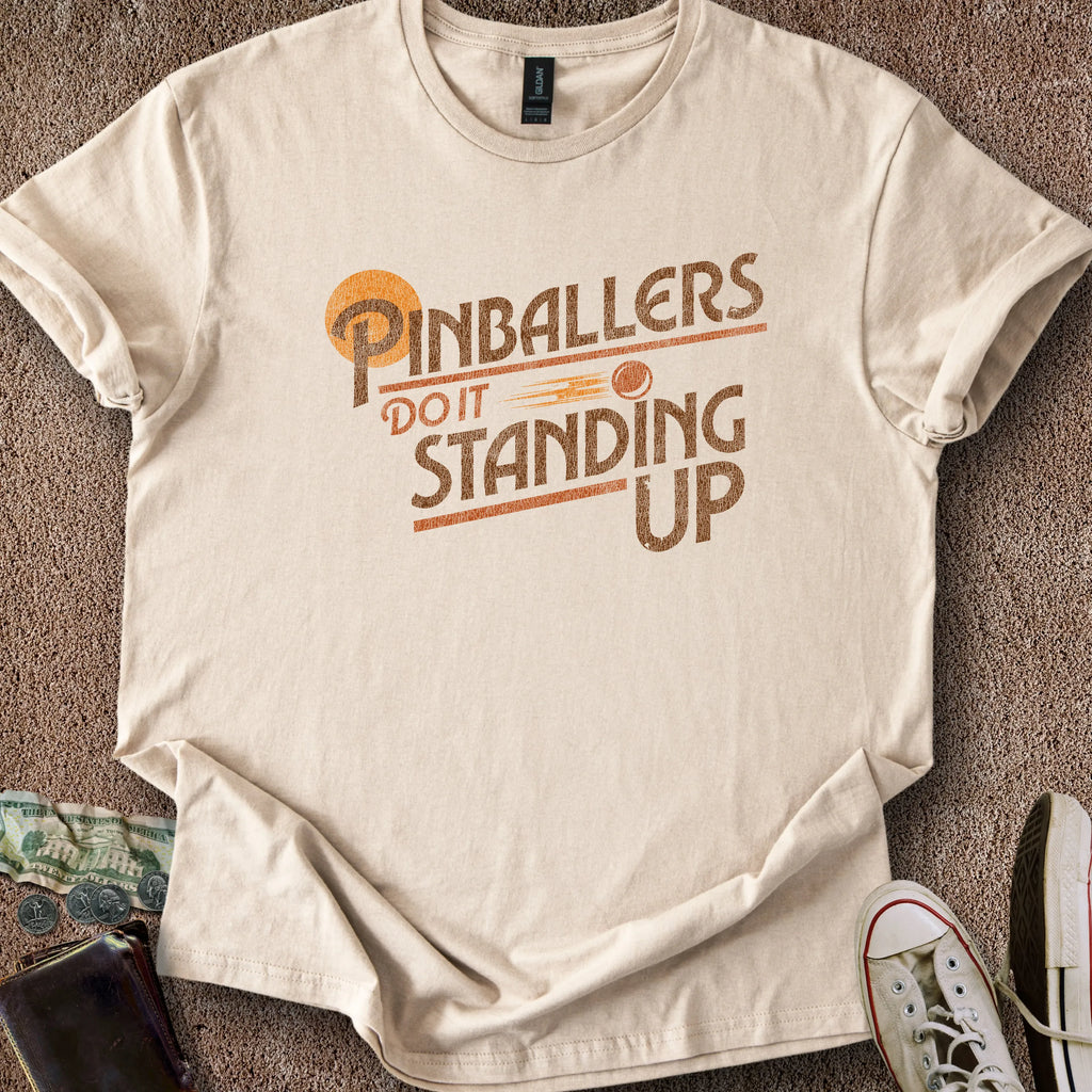 Printify T-Shirt Sand / S Do It Standing T-Shirt