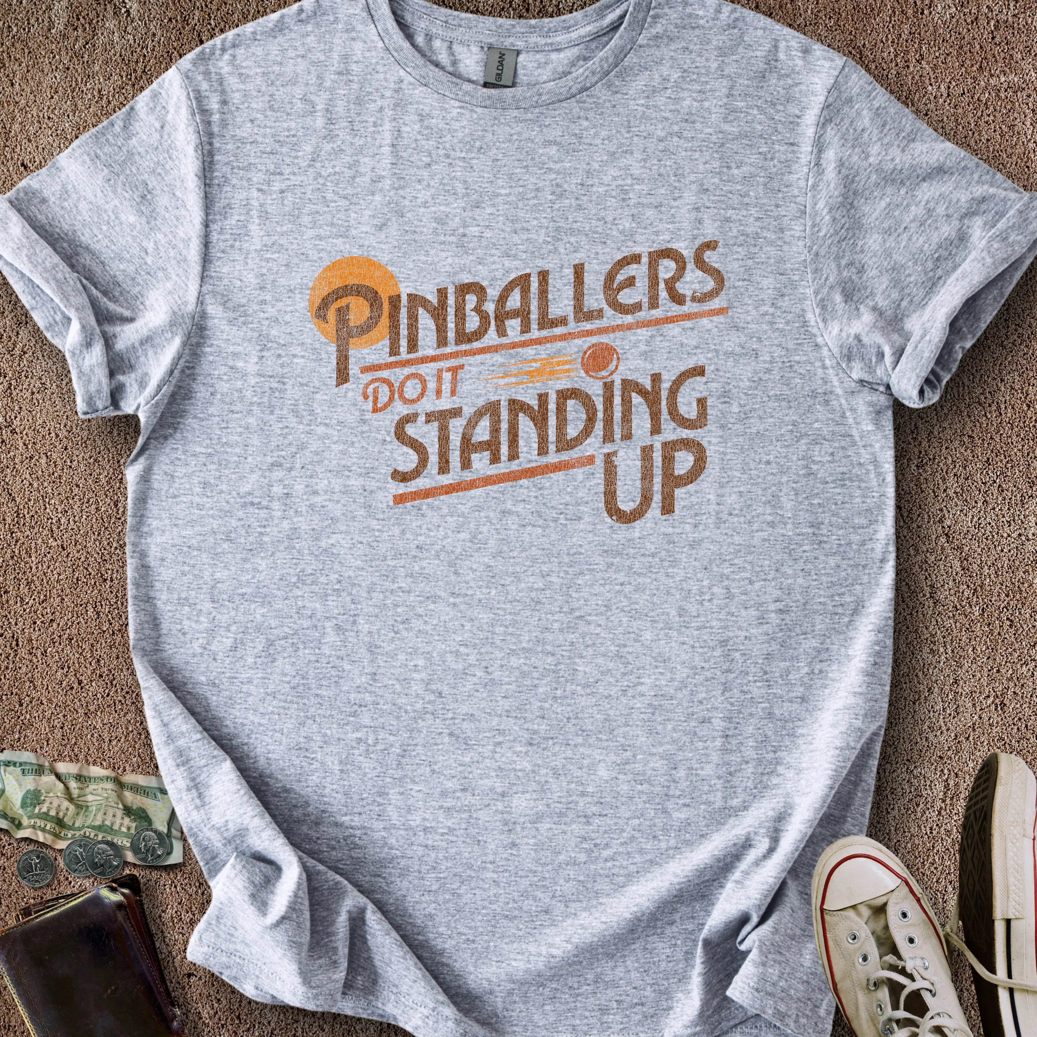 Printify T-Shirt Sport Grey / S Do It Standing T-Shirt