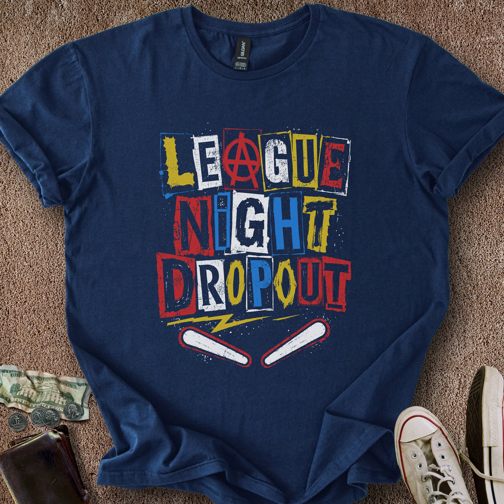 Printify T-Shirt Navy / S League Night Dropout T-Shirt
