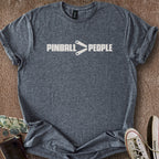 Printify T-Shirt Dark Heather / S Pinball > People T-Shirt