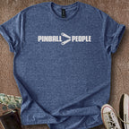Printify T-Shirt Heather Navy / S Pinball > People T-Shirt