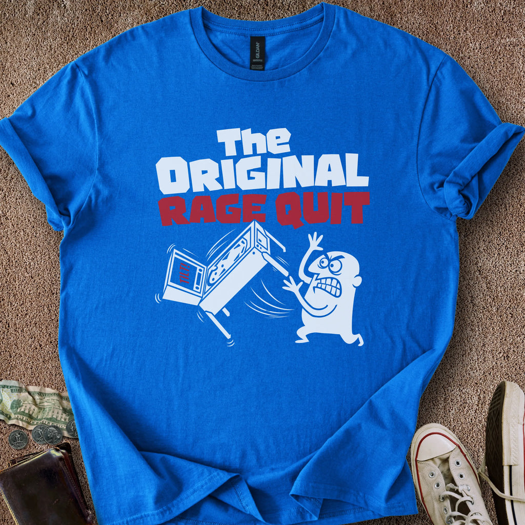 Printify T-Shirt Royal / S Original Rage Quit T-Shirt