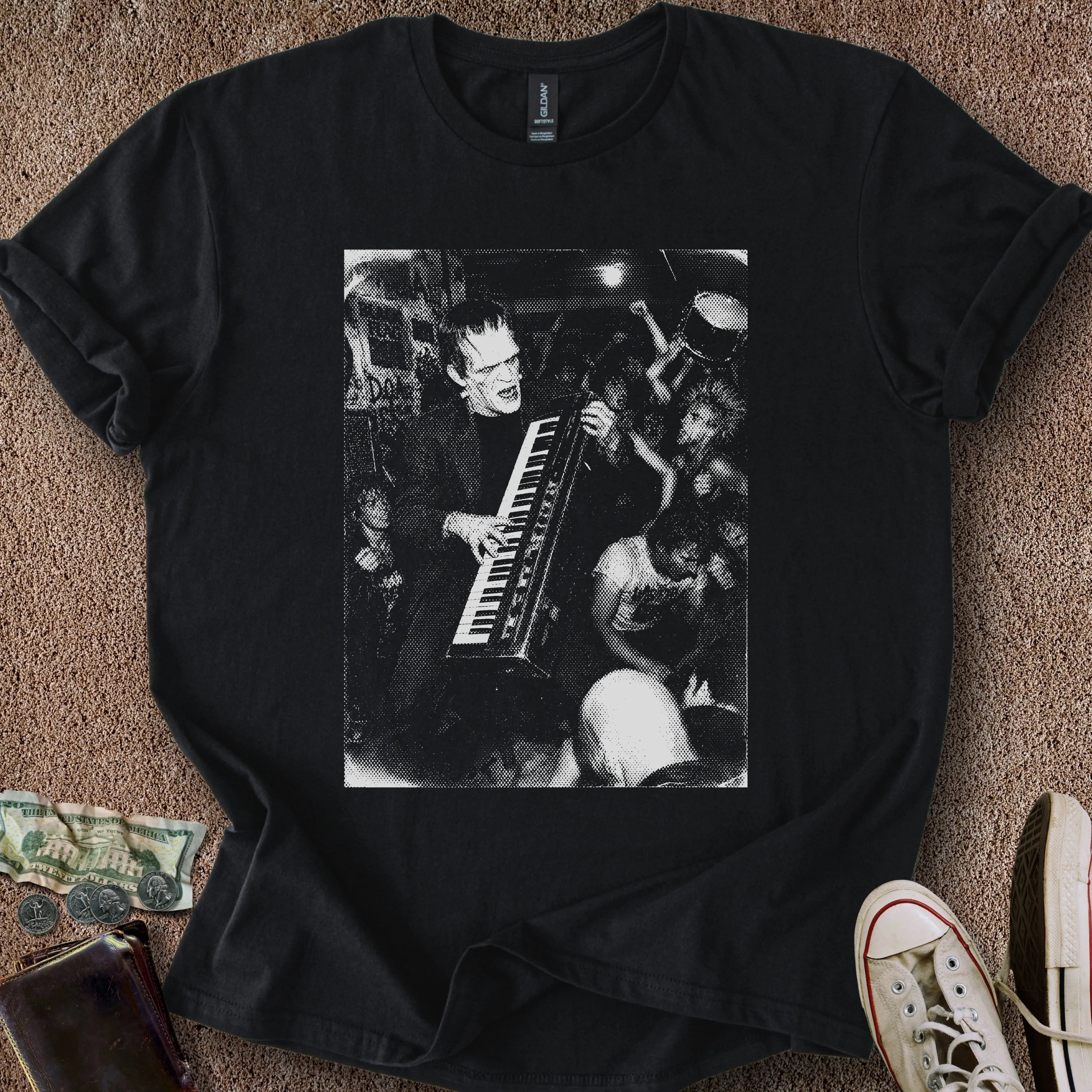 Printify T-Shirt Black / S Punk Fran-KEY T-Shirt