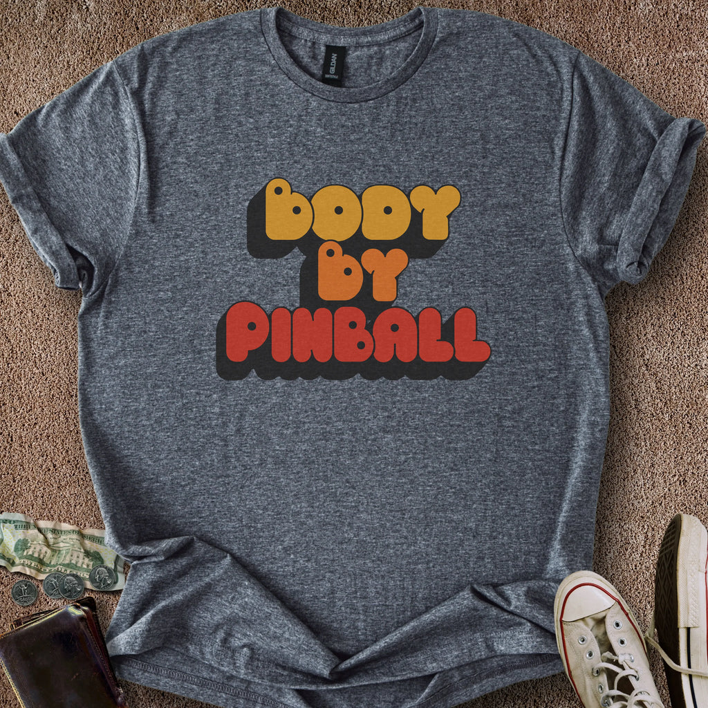 Printify T-Shirt Dark Heather / S Body By Pinball T-Shirt