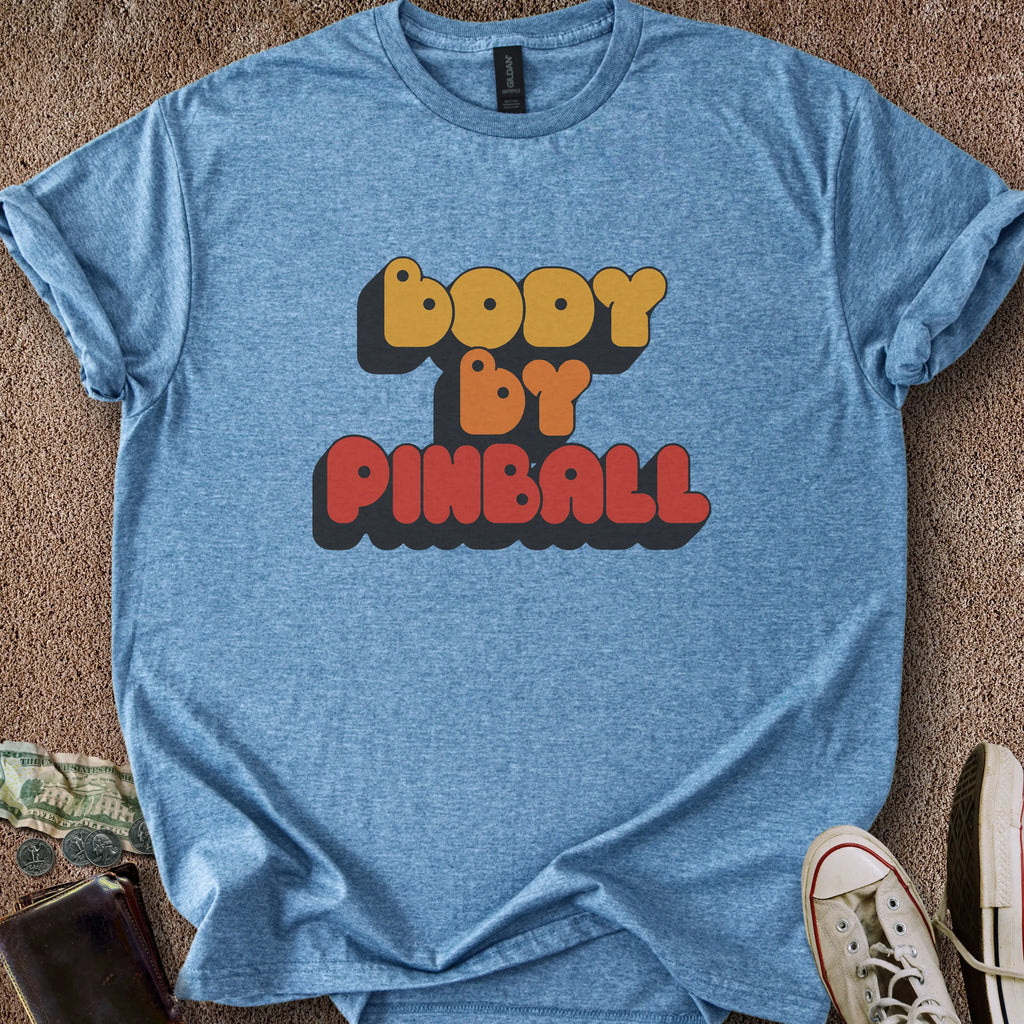Printify T-Shirt Heather Indigo / S Body By Pinball T-Shirt