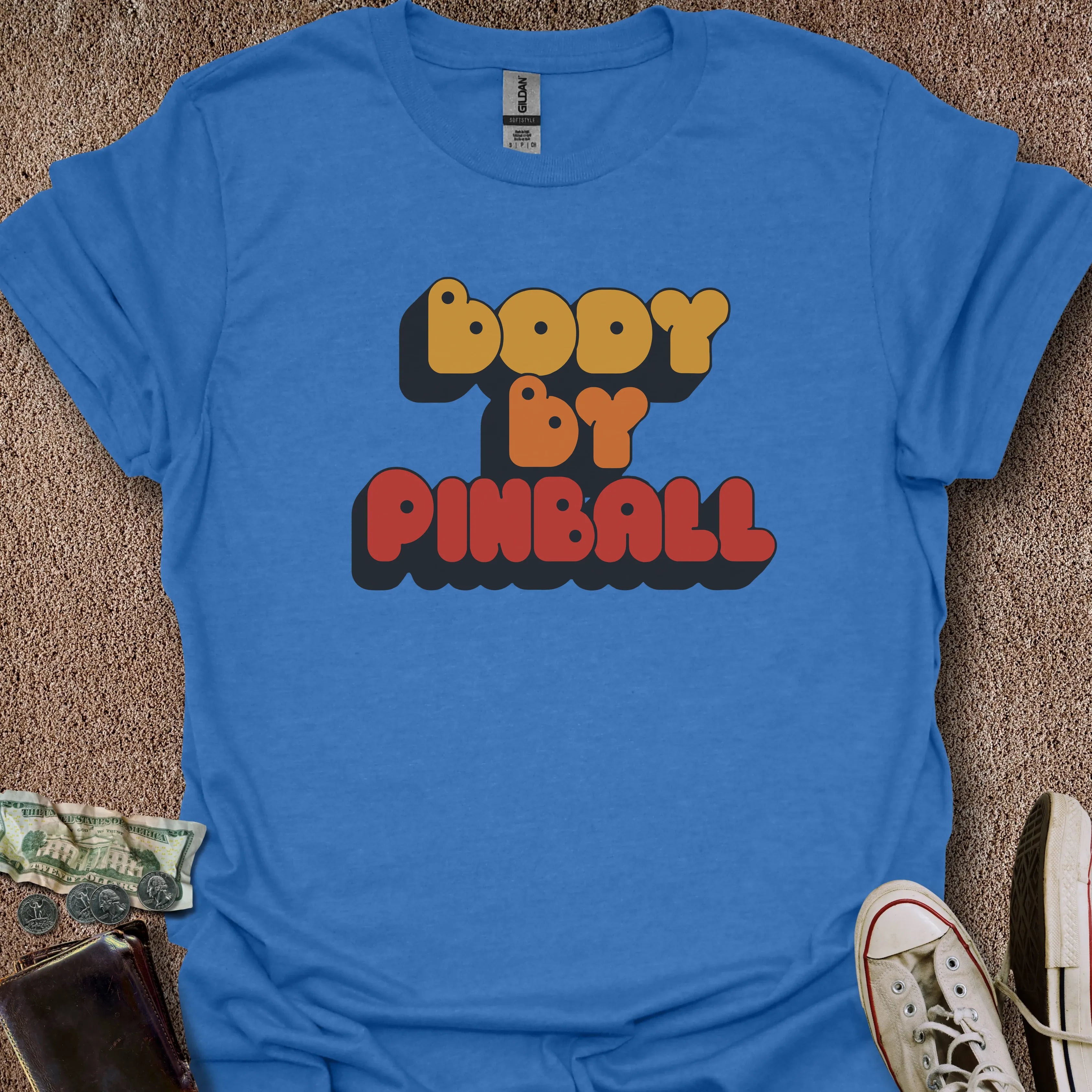 Printify T-Shirt Heather Royal / S Body By Pinball T-Shirt