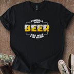 Printify T-Shirt Black / S Pinball & Beer T-Shirt