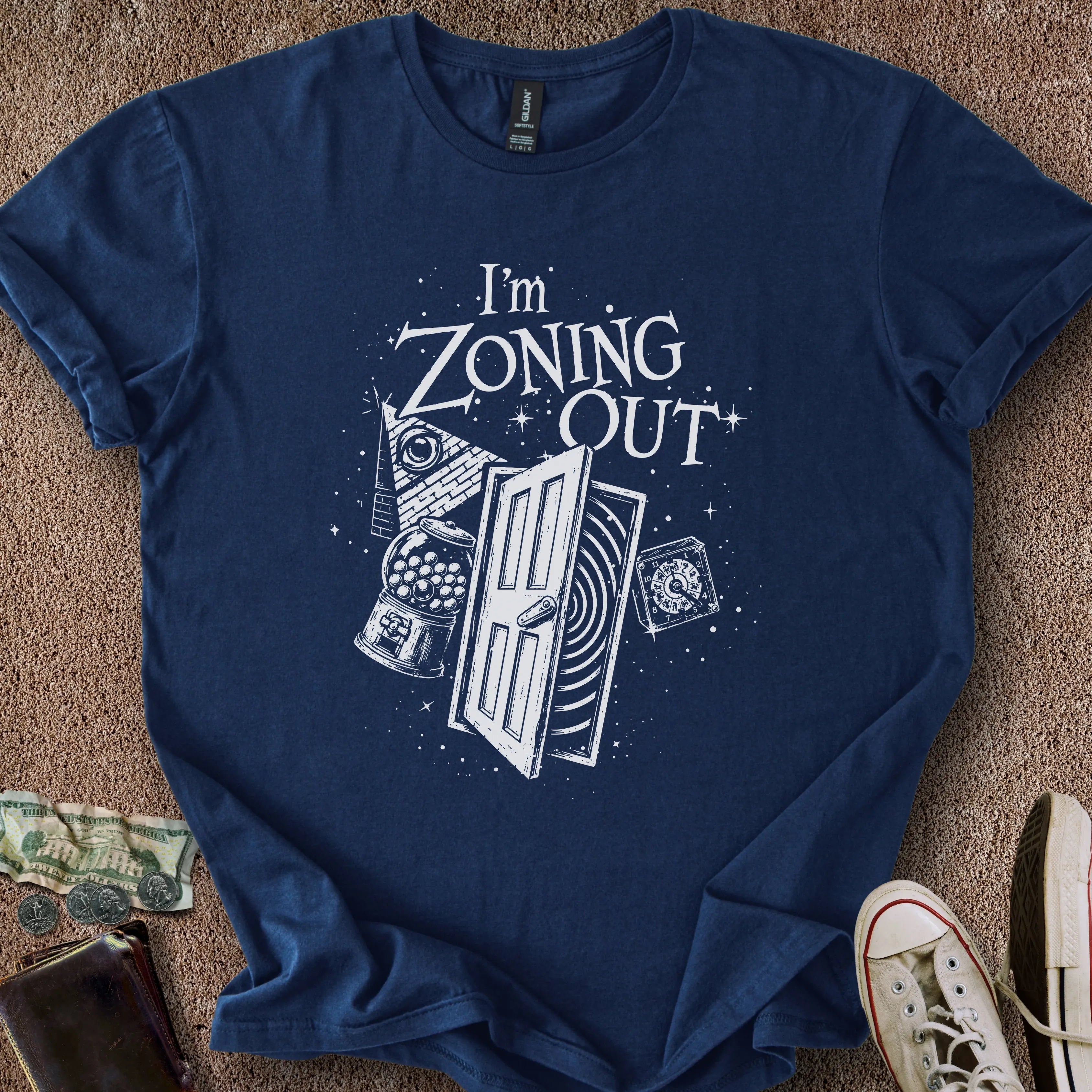 Printify T-Shirt Navy / S I'm Zoning Out T-Shirt