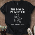 Printify T-Shirt Black / S Project Pinball Machine T-Shirt