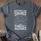 Printify T-Shirt Dark Heather / S Pinball Savings T-Shirt