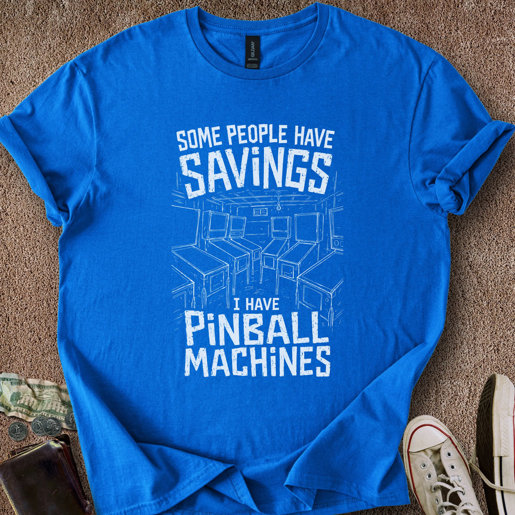 Printify T-Shirt Royal / S Pinball Savings T-Shirt
