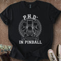 Printify T-Shirt Black / S PHD* In Pinball T-Shirt