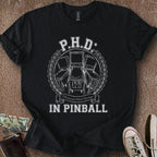 Printify T-Shirt Black / S PHD* In Pinball T-Shirt