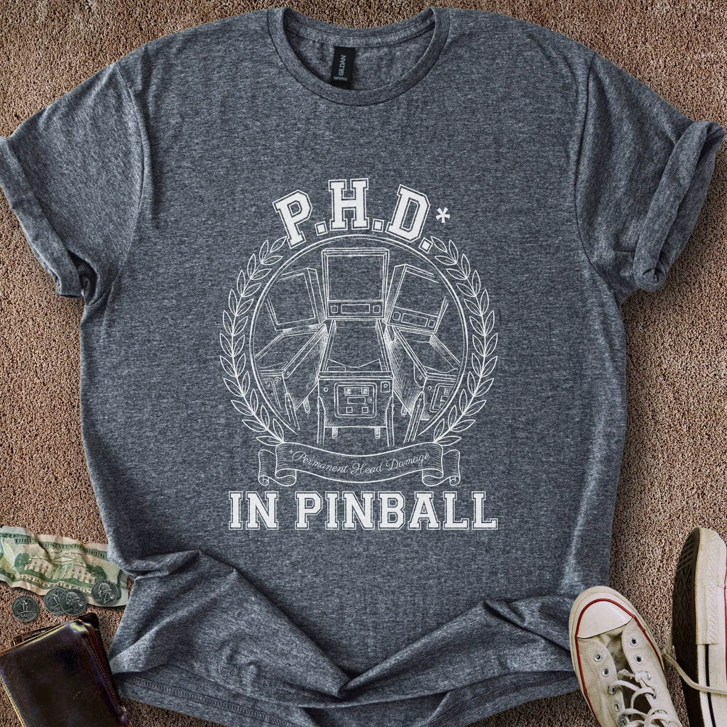 Printify T-Shirt Dark Heather / S PHD* In Pinball T-Shirt