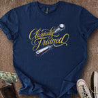 Printify T-Shirt Navy / S 0190_clasically trained T-Shirt