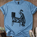 Printify T-Shirt Heather Indigo / S 0191_knight playing pinball T-Shirt