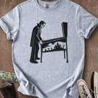 Printify T-Shirt Sport Grey / S 0192_dracula playing pinball T-Shirt