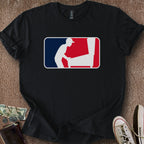 Printify T-Shirt Black / S 0193_pinball sport logo T-Shirt