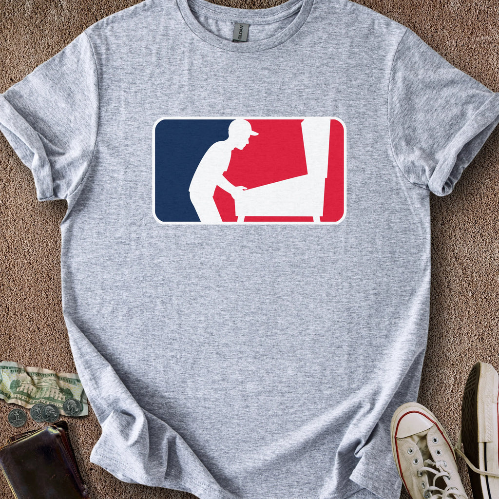 Printify T-Shirt Sport Grey / S 0193_pinball sport logo T-Shirt