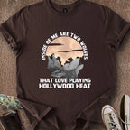 Printify T-Shirt Dark Chocolate / S 2 Wolves T-Shirt