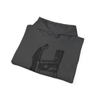 Printify Hoodie Frankenstein Playing Pinball Hoodie