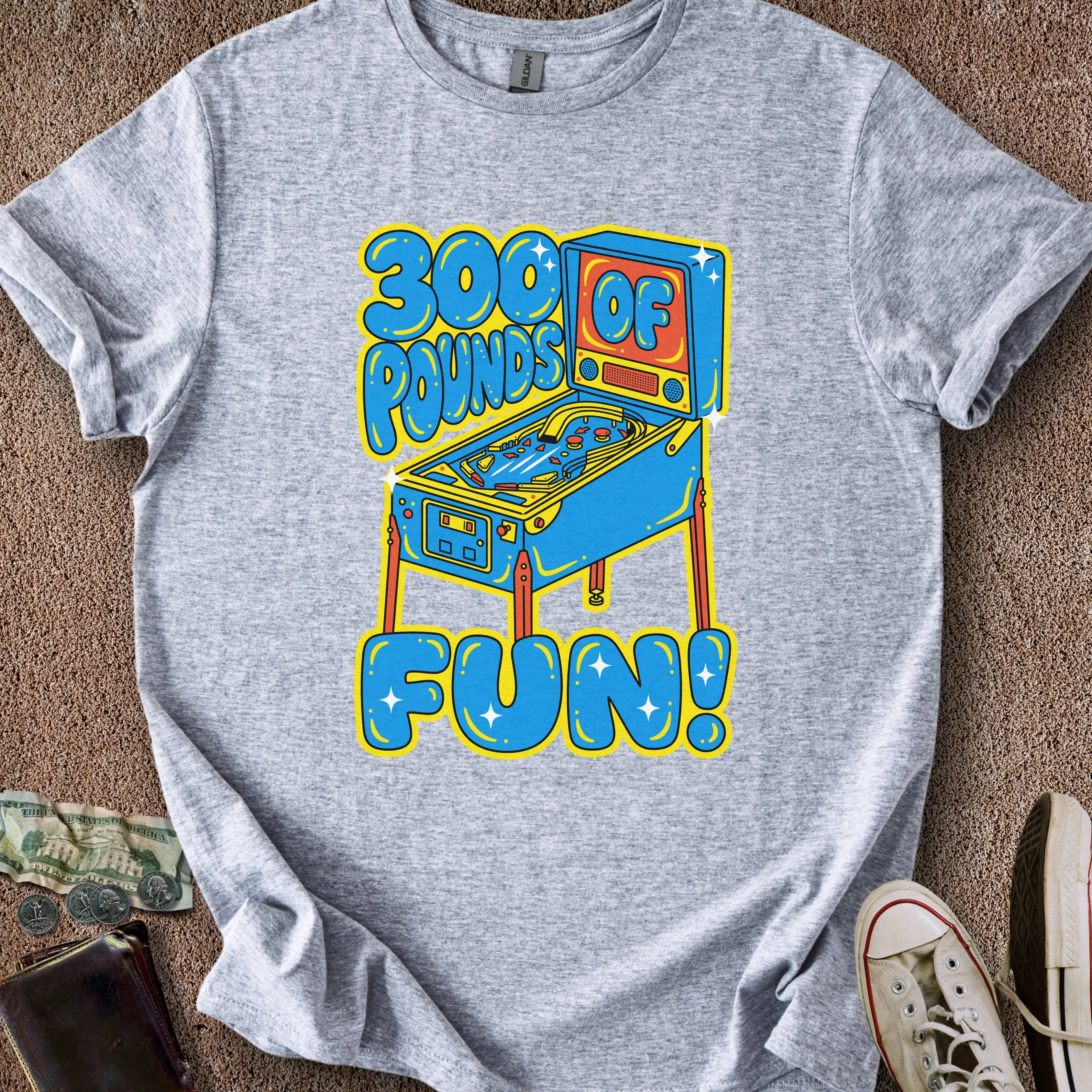 Printify T-Shirt Sport Grey / S 300 Pounds of Fun T-Shirt