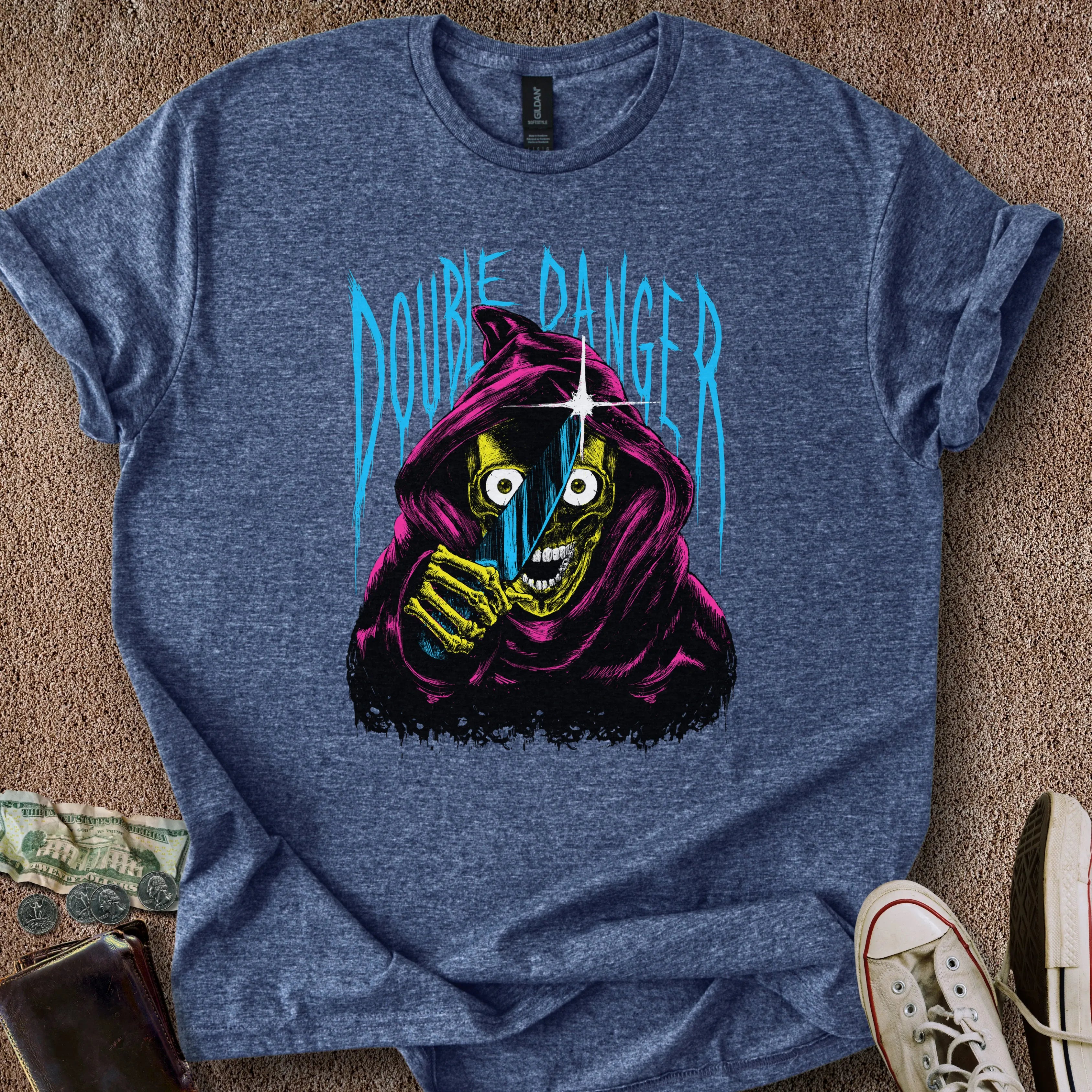 Printify T-Shirt Double Danger Reaper T-Shirt
