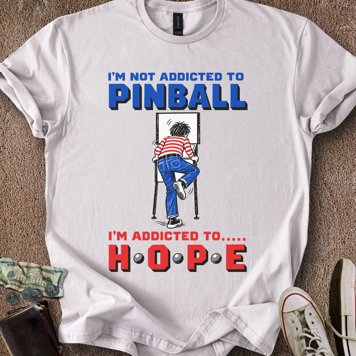 Printify T-Shirt Ice Grey / S Addicted to Hope T-Shirt