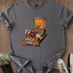 Printify T-Shirt Charcoal / S Alien Pinball T-Shirt