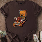 Printify T-Shirt Dark Chocolate / S Alien Pinball T-Shirt