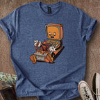Printify T-Shirt Heather Navy / S Alien Pinball T-Shirt