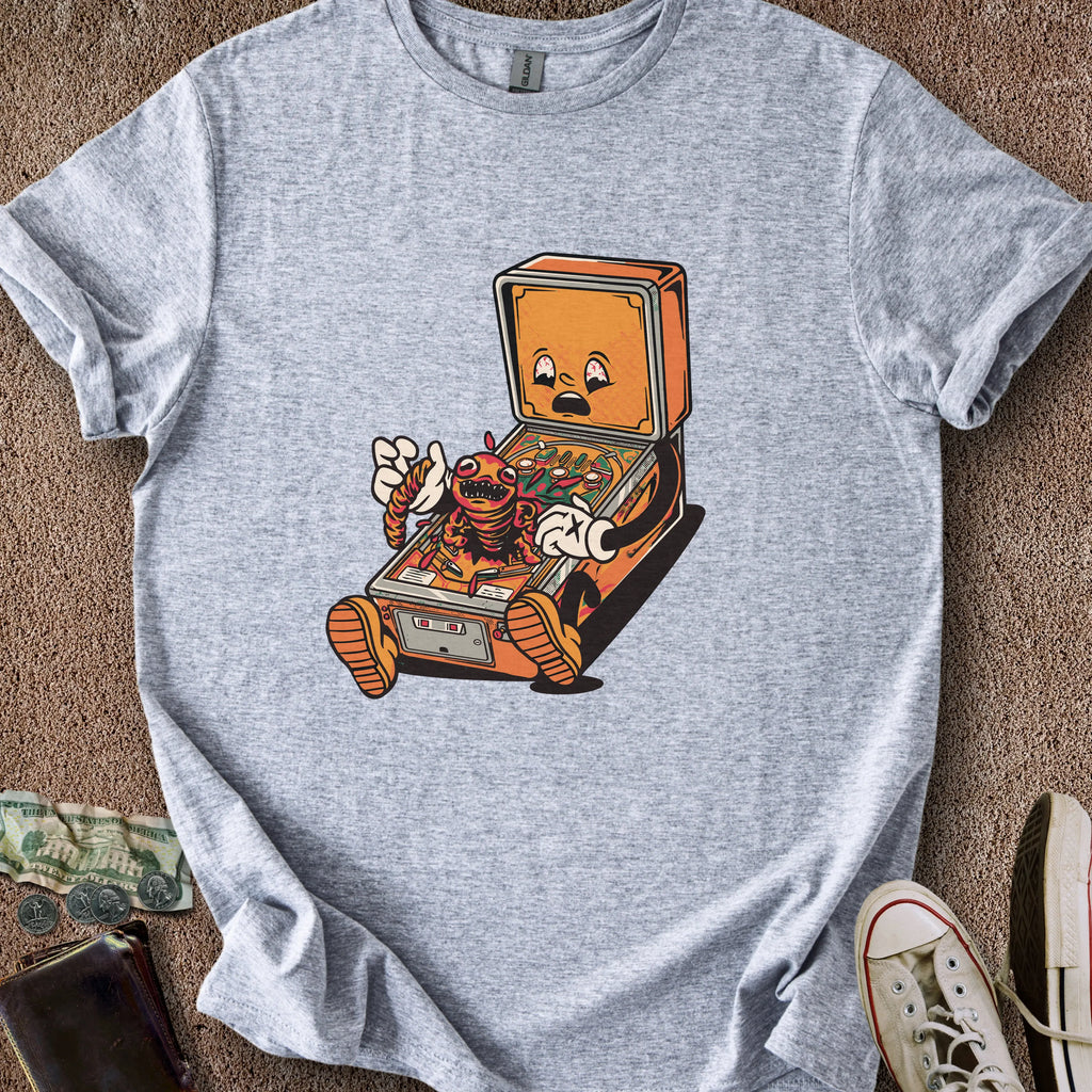 Printify T-Shirt Sport Grey / S Alien Pinball T-Shirt