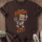 Printify T-Shirt Dark Chocolate / S Also Special When Lit T-Shirt