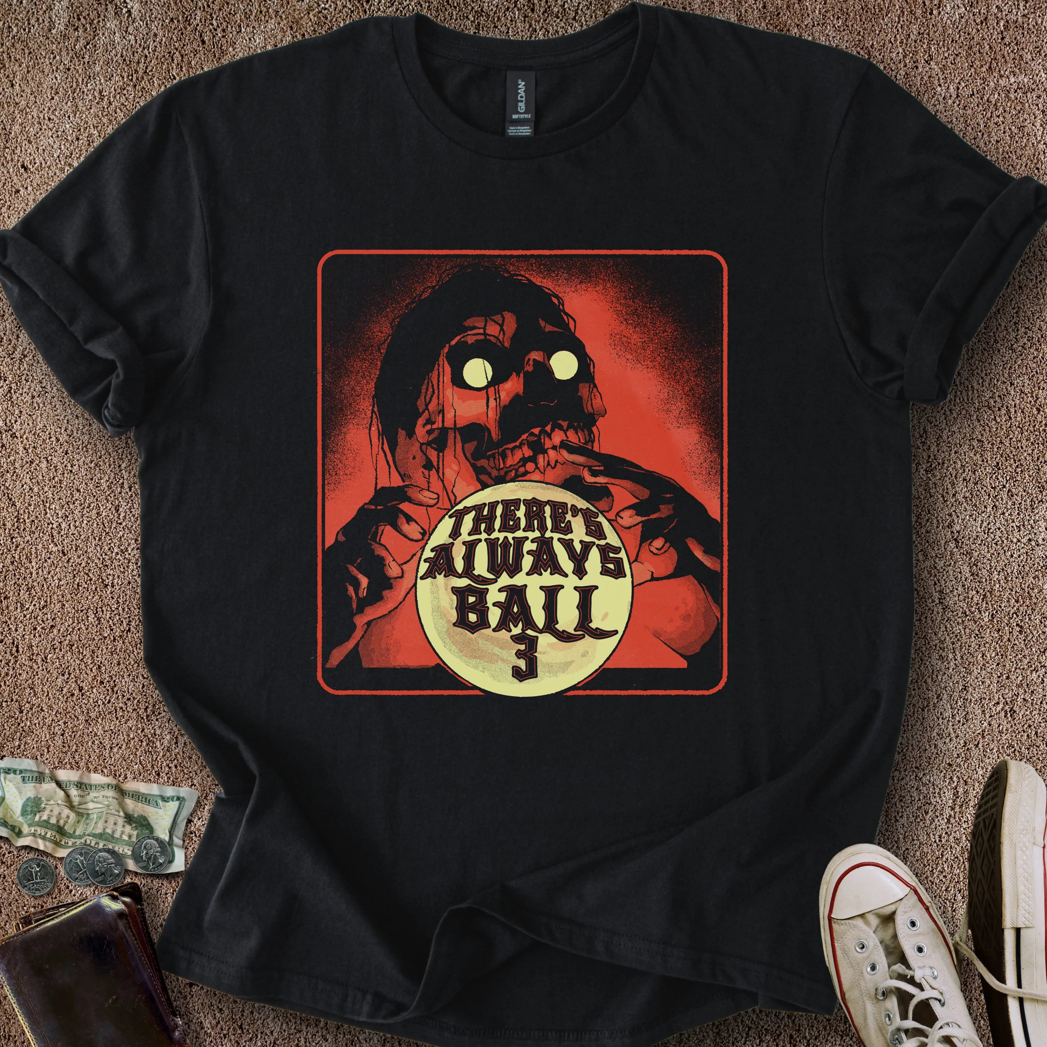 Printify T-Shirt Black / S Always Ball 3 T-Shirt