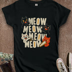 Printify T-Shirt S / Black Awful Felines Women's T-Shirt