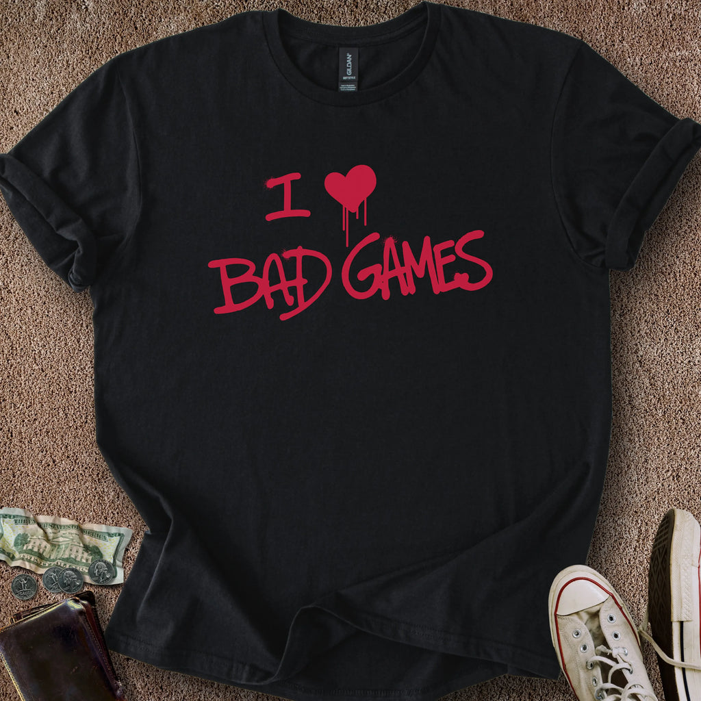 Printify T-Shirt Black / S Bad Games T-Shirt