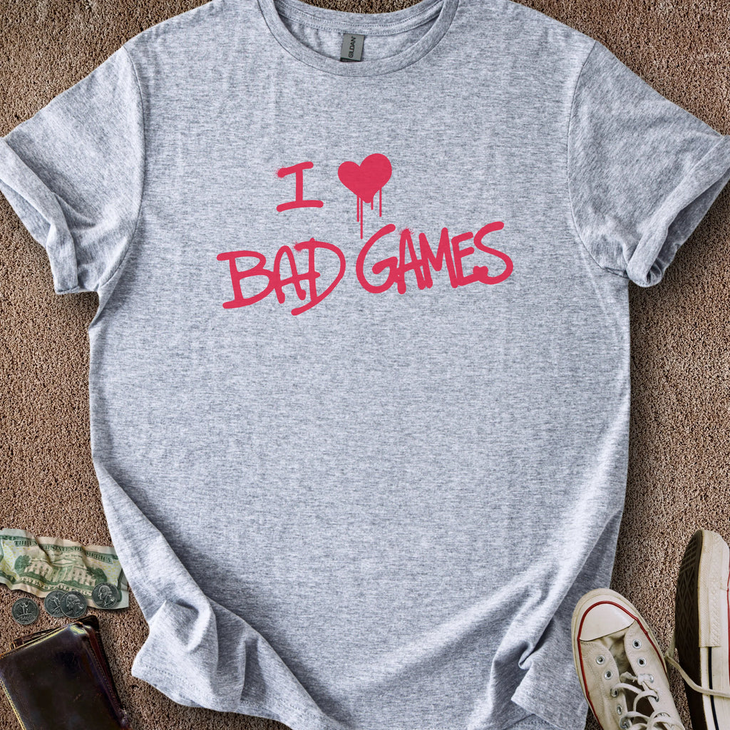 Printify T-Shirt Sport Grey / S Bad Games T-Shirt