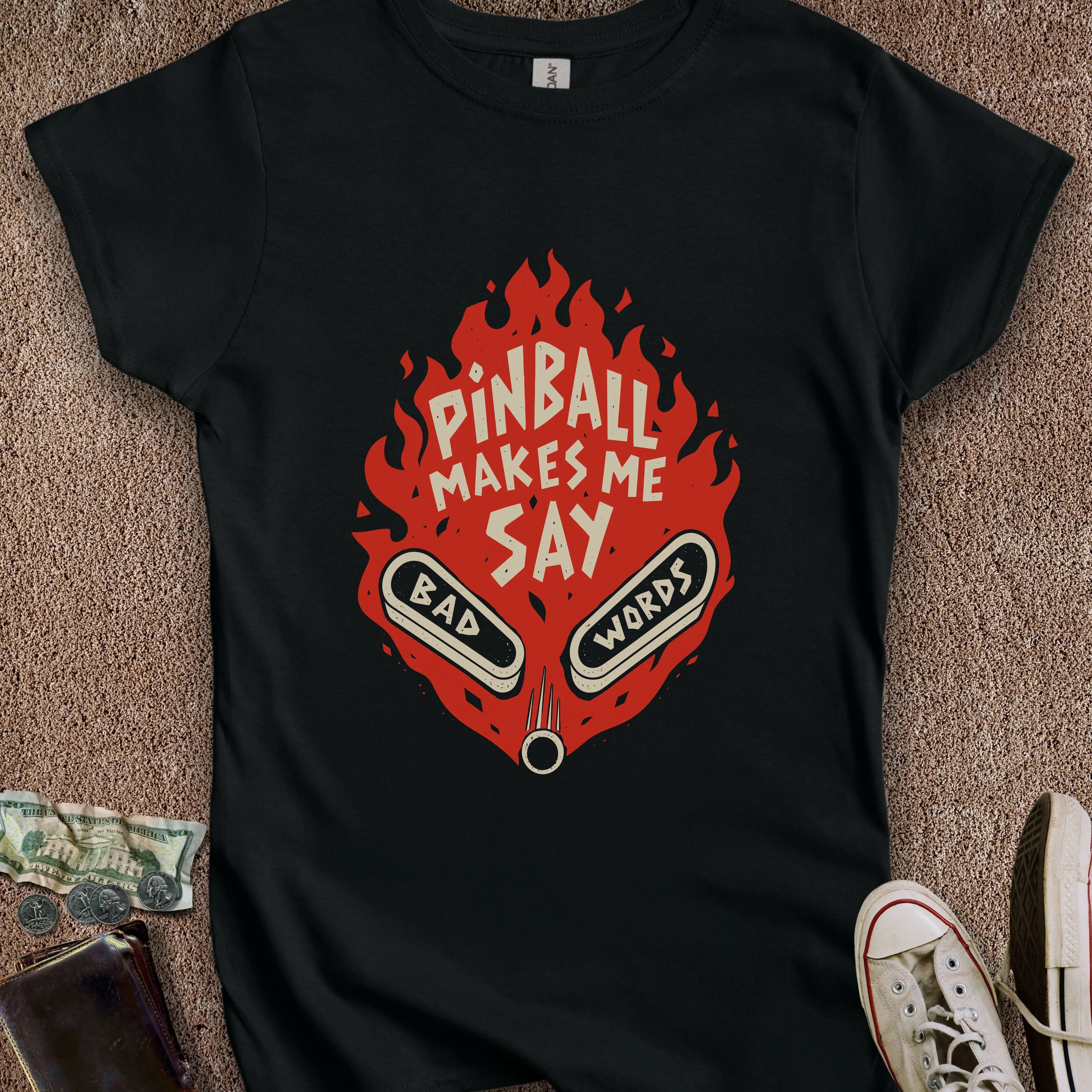 Printify T-Shirt S / Black Bad Words Women's T-Shirt