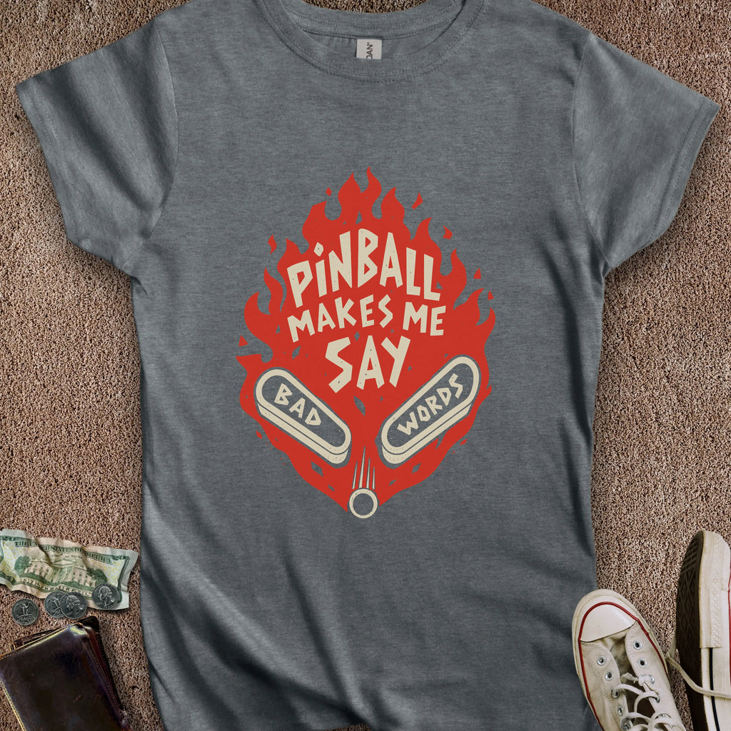 Printify T-Shirt S / Dark Heather Bad Words Women's T-Shirt