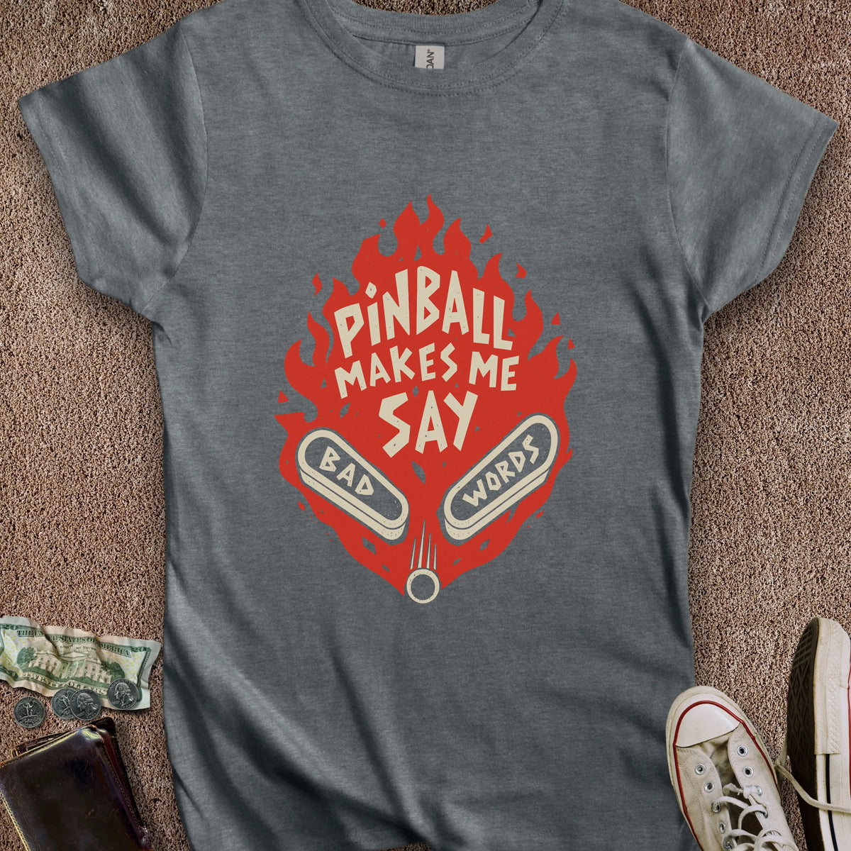 Printify T-Shirt S / Dark Heather Bad Words Women's T-Shirt