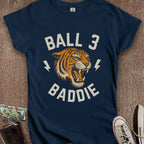 Printify T-Shirt S / Navy Ball 3 Baddie Women's T-Shirt