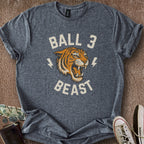 Printify T-Shirt Dark Heather / S Ball 3 Beast T-Shirt