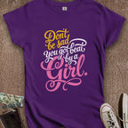 Printify T-Shirt S / Purple Beat by a Girl Women's T-Shirt
