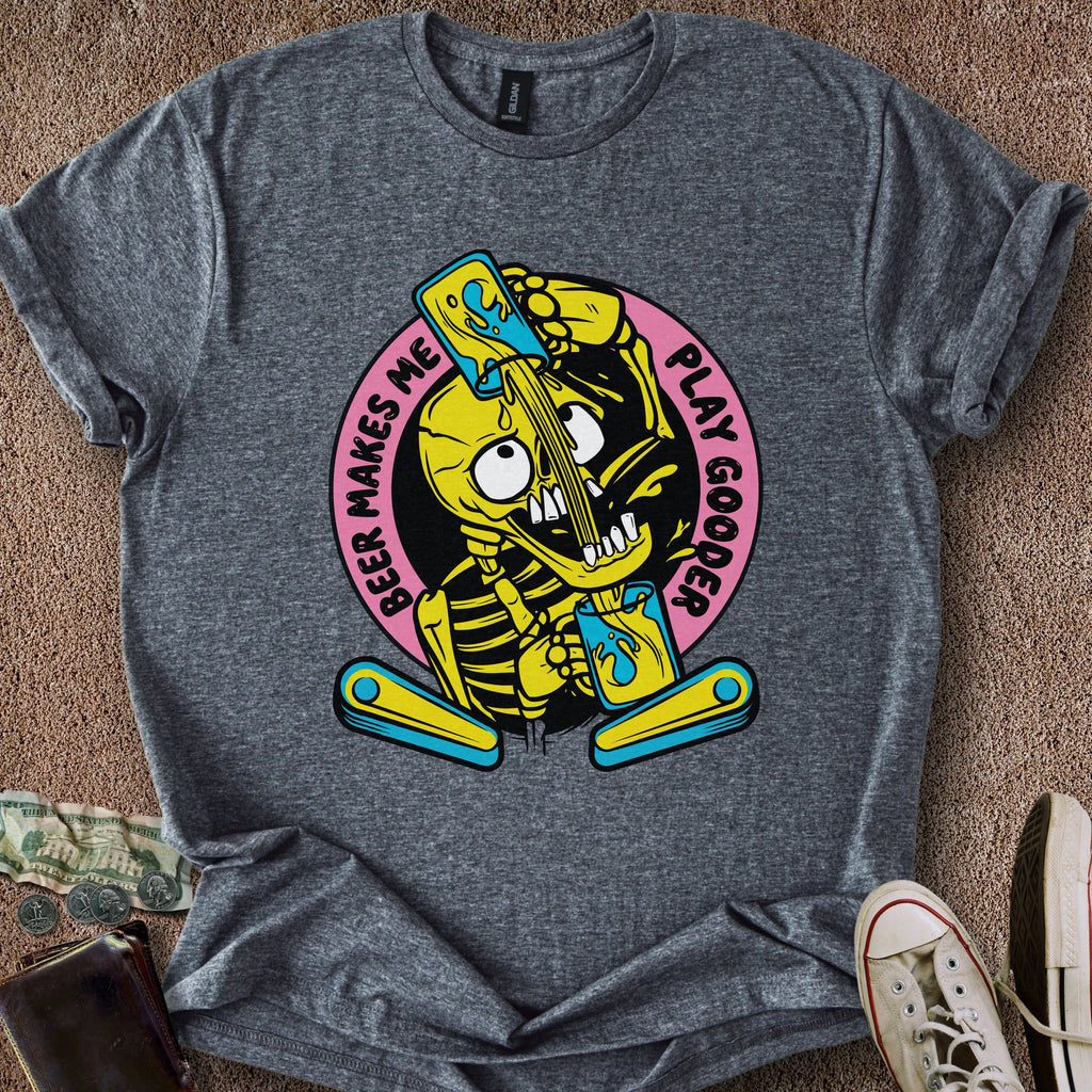 Printify T-Shirt Dark Heather / S Beer Play Gooder T-Shirt