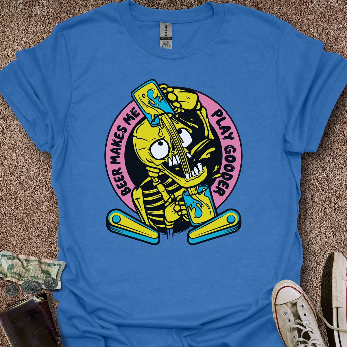 Printify T-Shirt Heather Royal / S Beer Play Gooder T-Shirt
